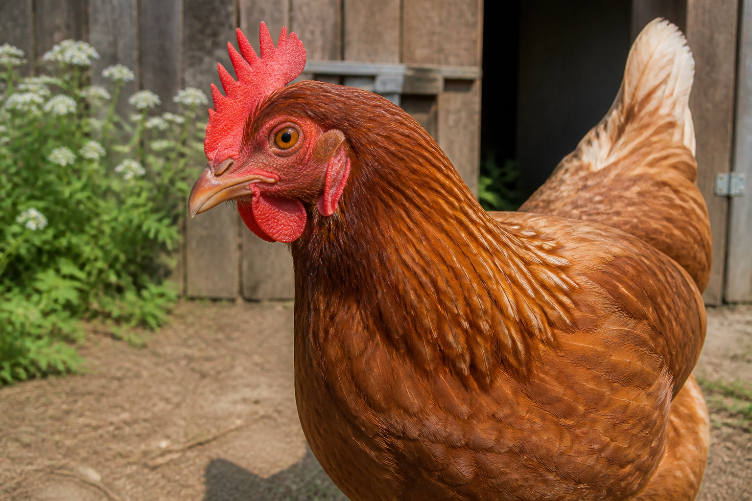 Pourquoi la crête de ma poule est pâle