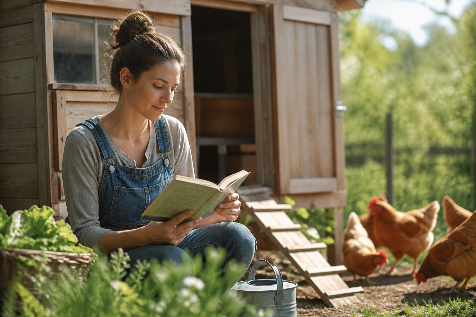 Faut-il une formation avant d'avoir des poules