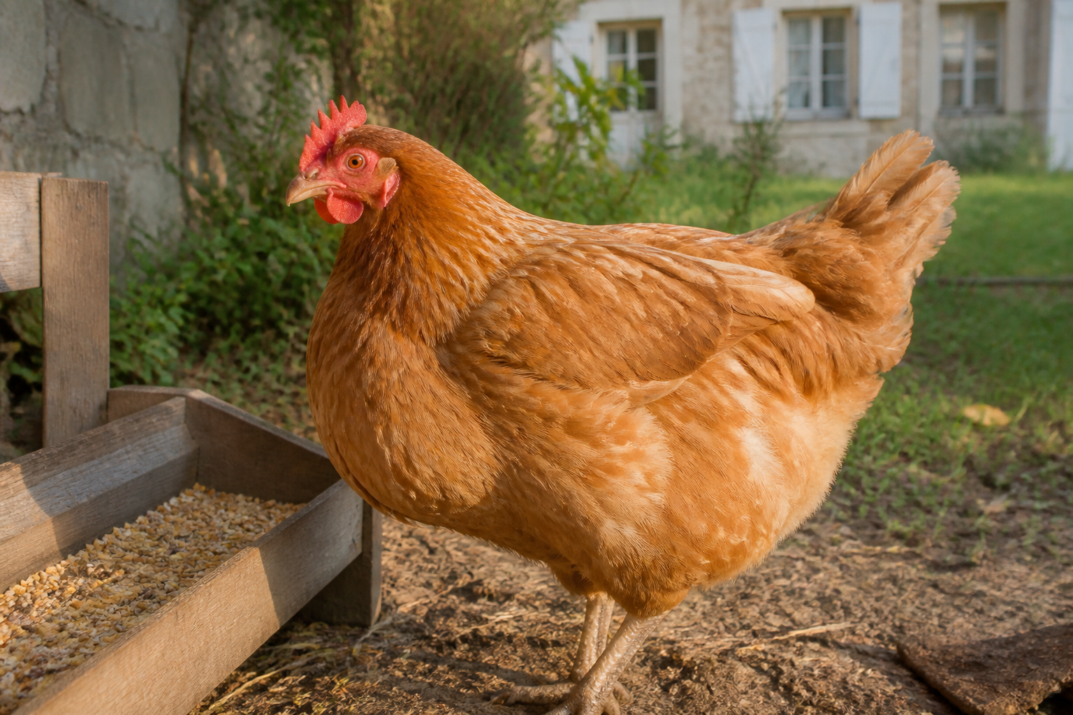 Pourquoi ma poule a le jabot gonflé
