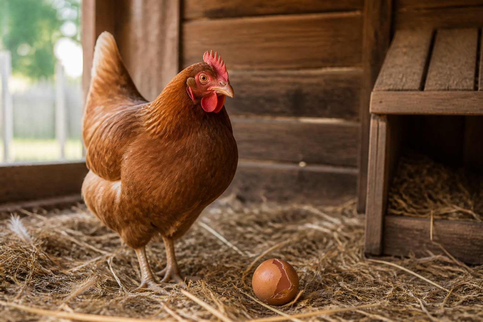 Pourquoi ma poule mange ses propres œufs
