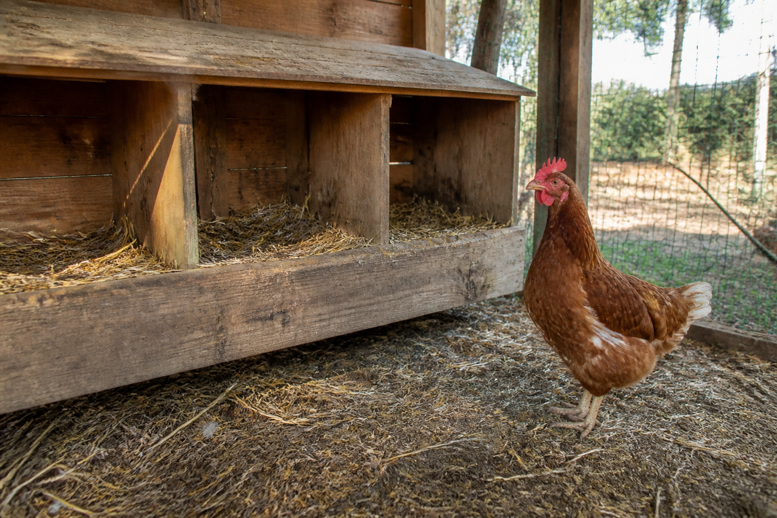 Pourquoi ma poule pond par terre