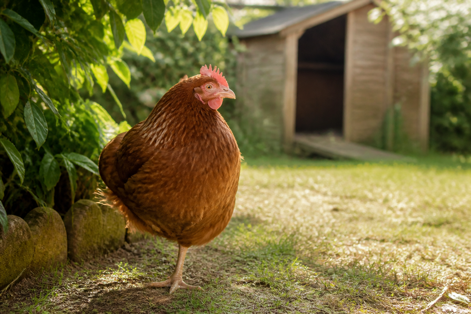Pourquoi ma poule se tient sur une patte