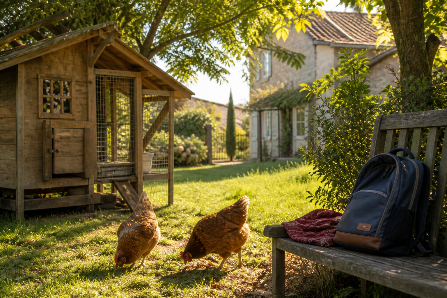 Rentrée 2026 familles poules jardin