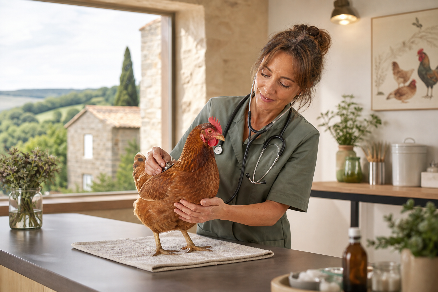 Vétérinaire pour poule en Gironde