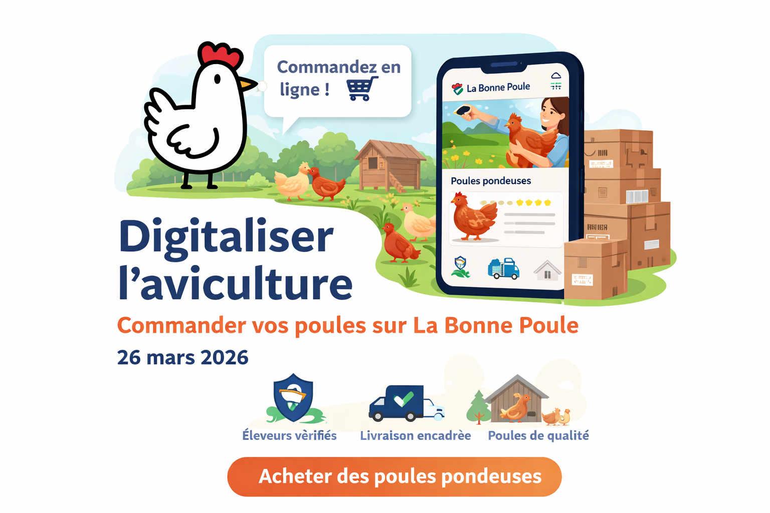 La Bonne Poule : digitaliser l'aviculture